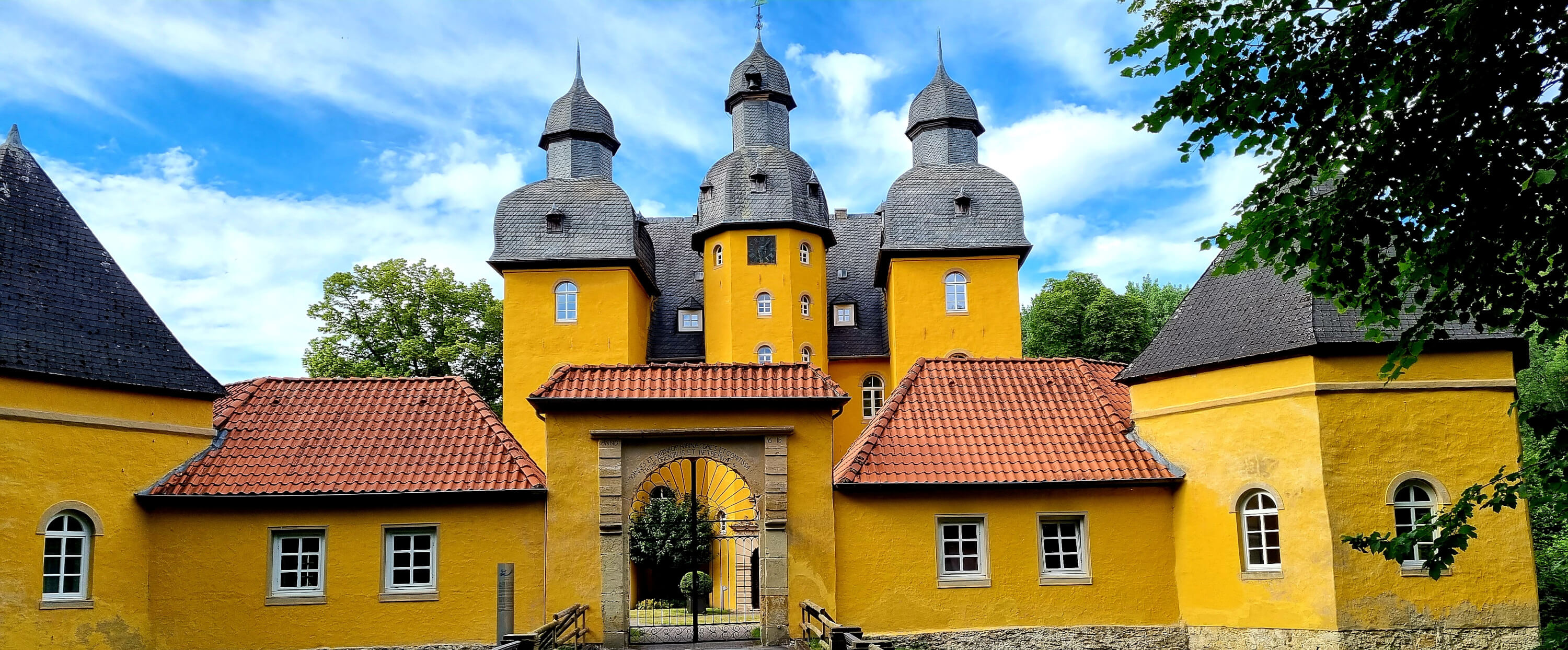 BIld vom Jagdschloss im Teutoburger Wald in der Stadt Schloss Holte-Stukenbrock.